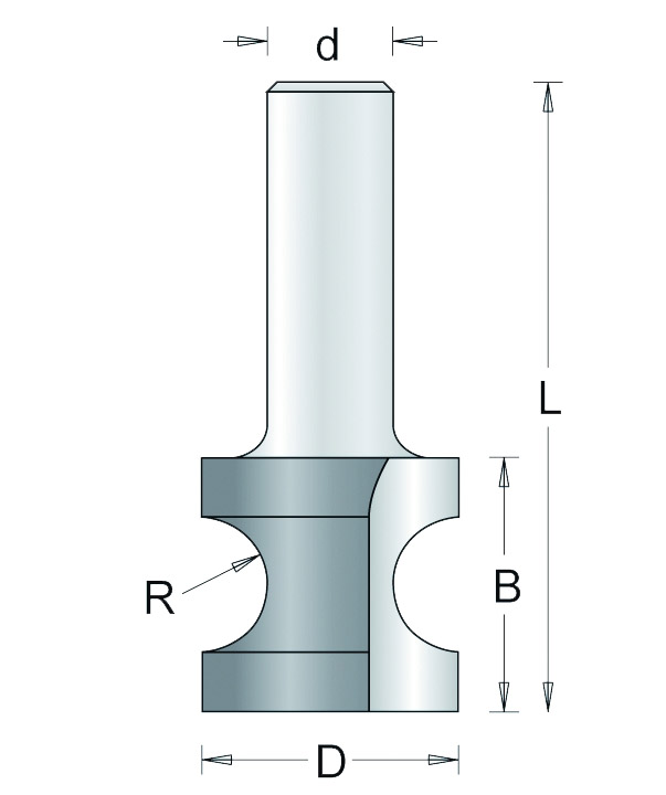 HM Kraalprofielfrees 8mm